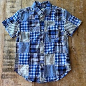 NWOT Crewcuts boys plaid shirt 6/7